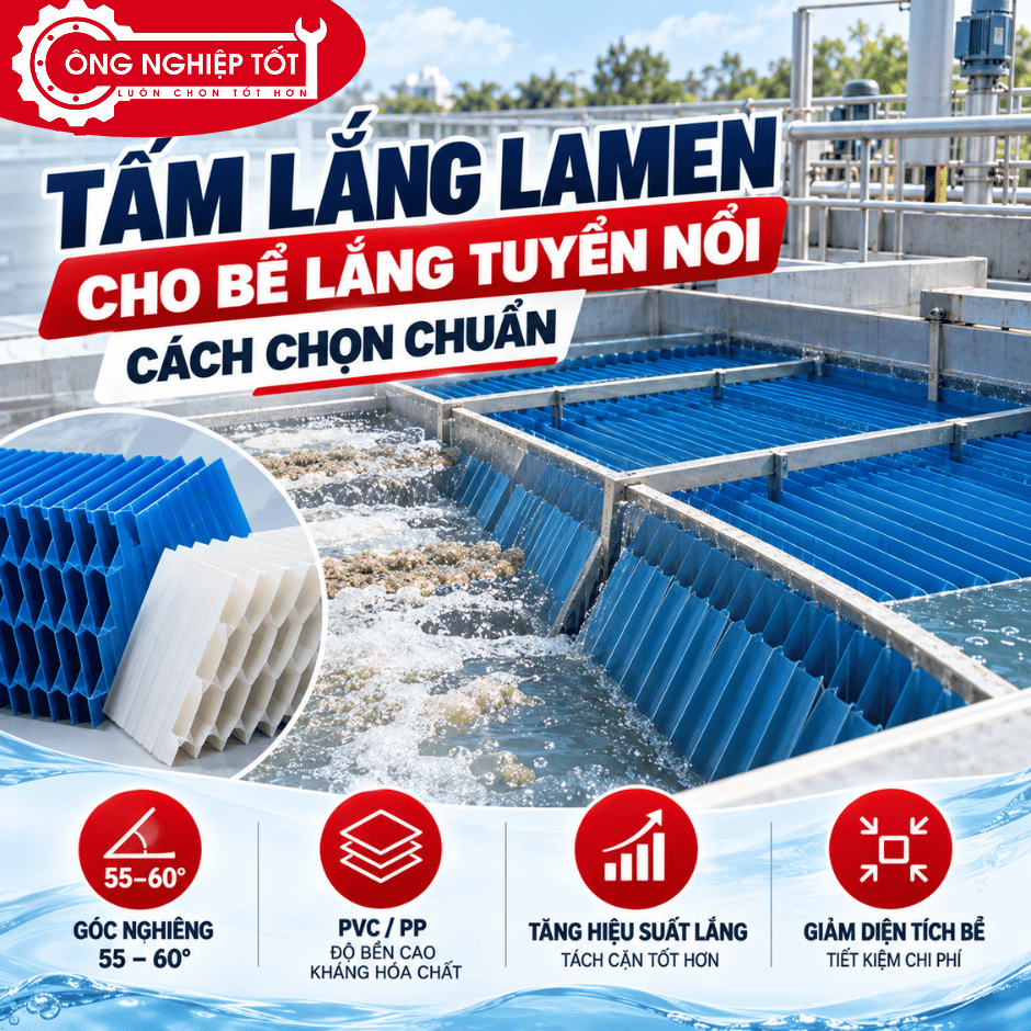 Tấm lắng lamen trong bể lắng tuyển nổi là gì?